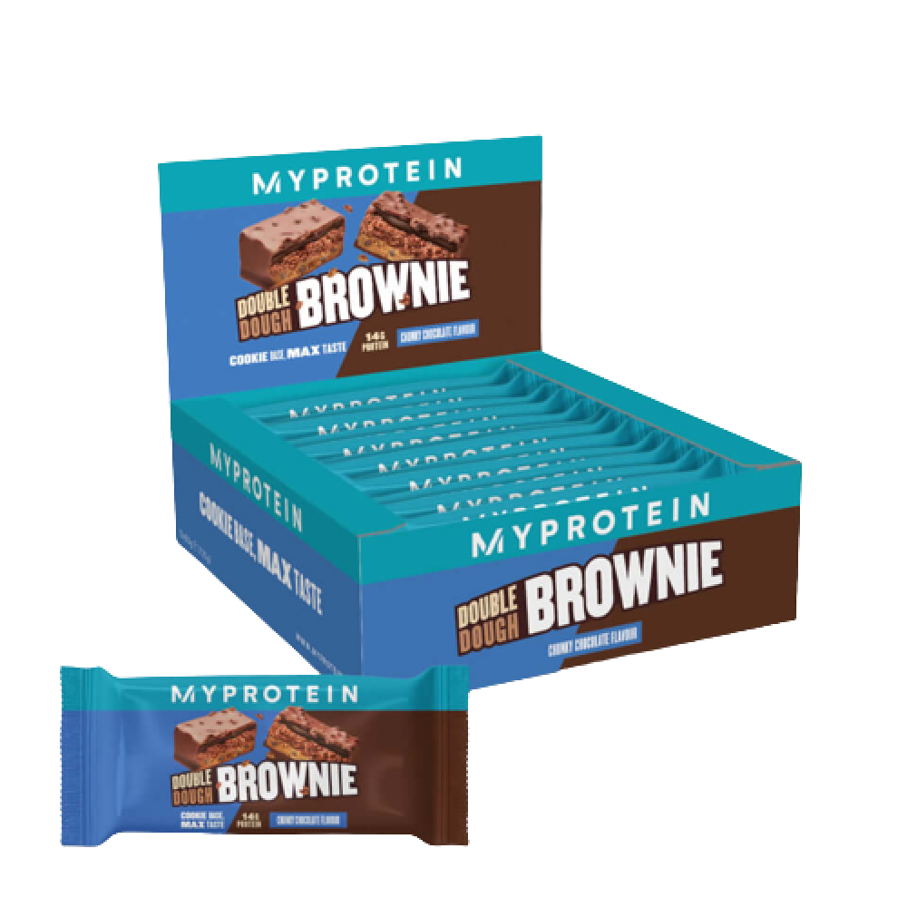 Double Dough Brownie, 12x60 г, Шоколад з шматочками