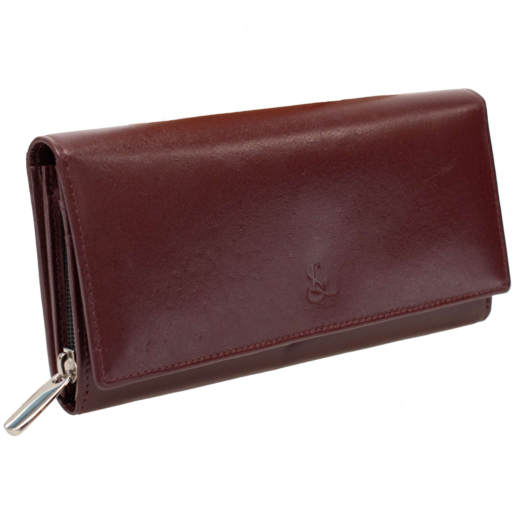 Гаманець жіночий шкіряний Semi Line RFID Dark Red (P8264-2)
