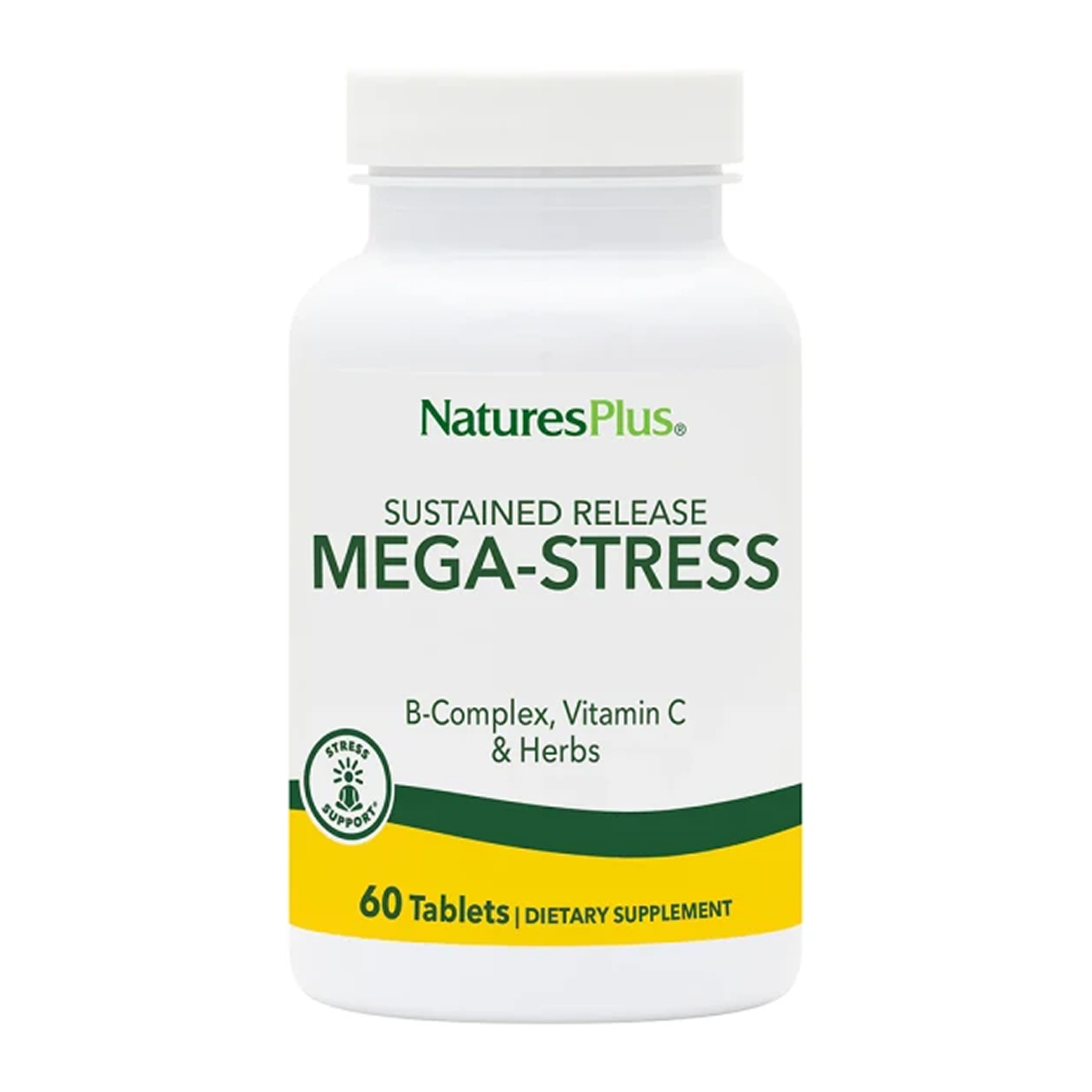 Комплекс від стресу Mega-Stress, 60 таблеток, Nature's Plus