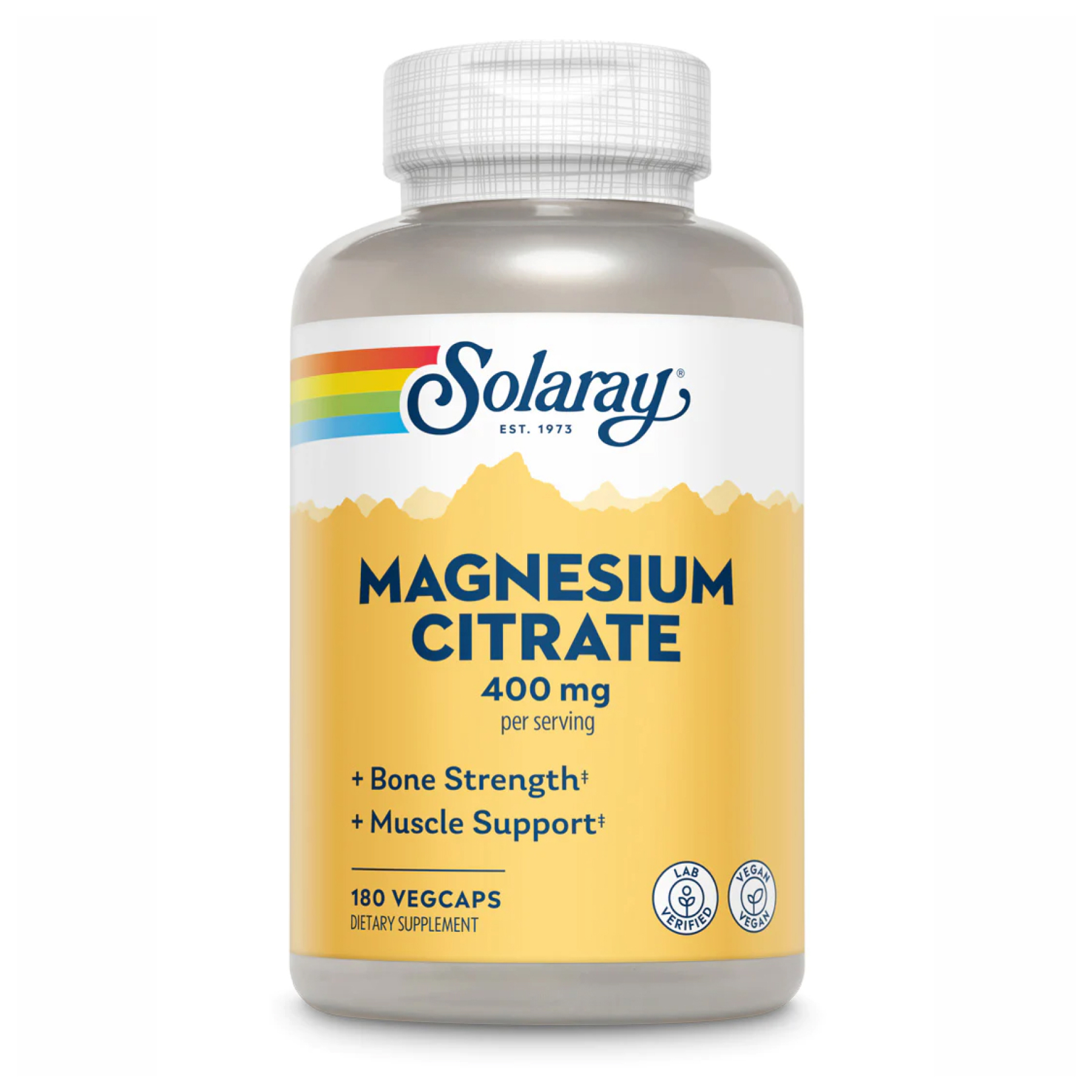 Magnesium Citrate 400mg - 180 vcaps (Без етикетки)