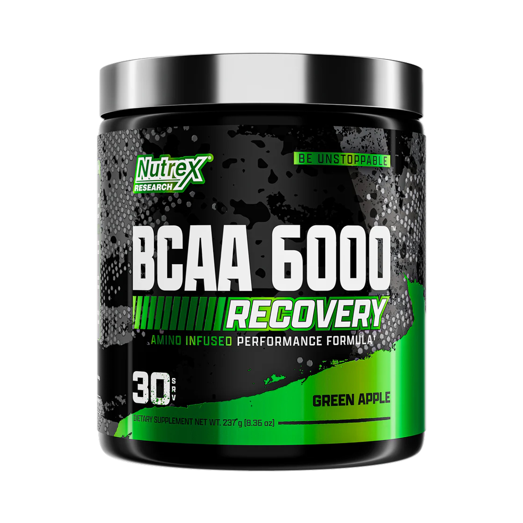 BCAA 6000, 237 г, зелене яблуко