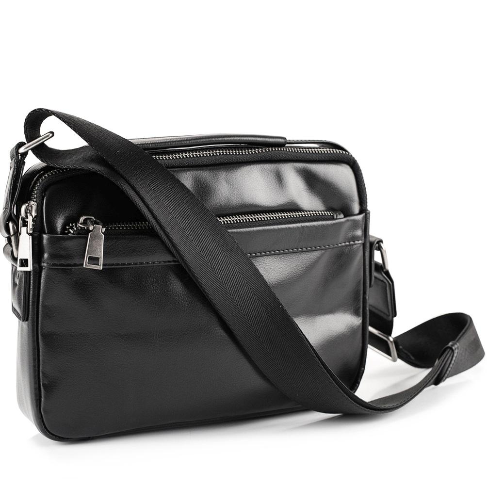 Чоловічий шкіряний горизонтальний месенджер Tiding Bag S-JMD10-735A