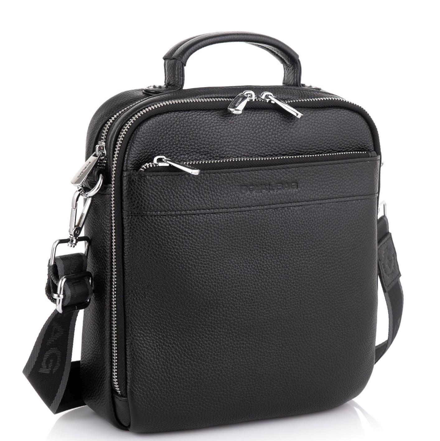 Чоловіча сумка шкіряна через плече Royal Bag RB70209
