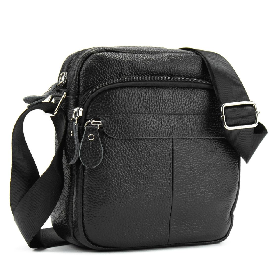 Шкіряний невеликий месенджер Tiding Bag M56-0082A