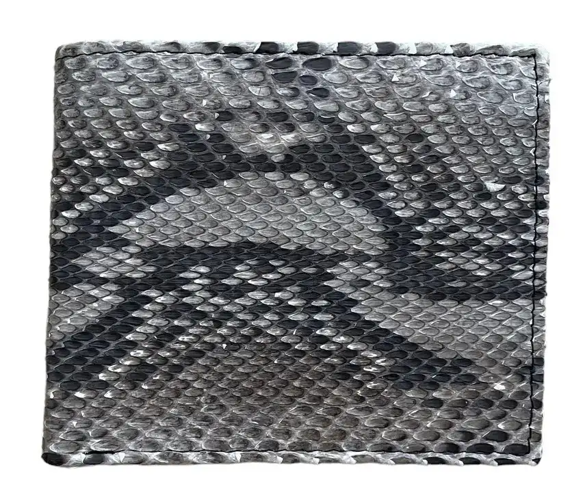 Портмоне зі шкіри пітона Exotic Leather Бежеве (snw 33)