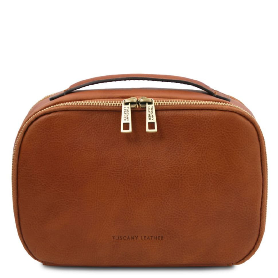 Шкіряна косметичка Marvin Tuscany TL142326 (тілесний)