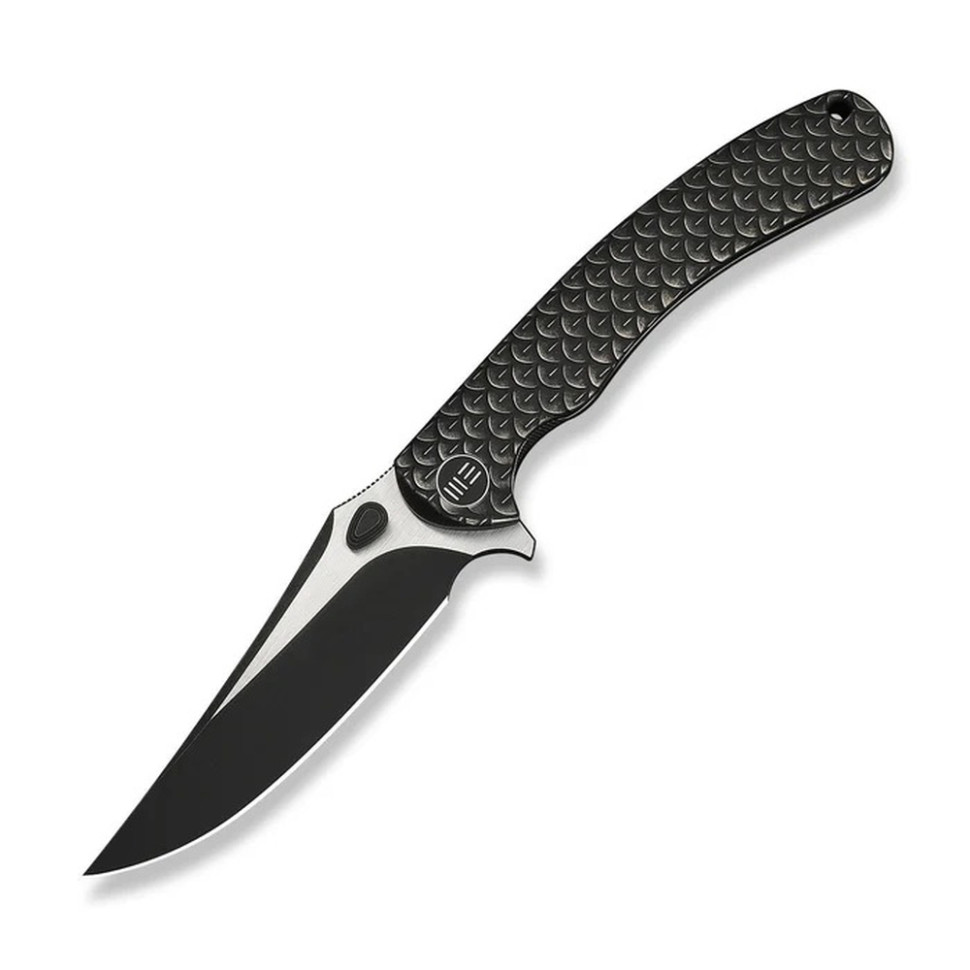 Ніж складаний туристичний Weknife Dracarys, (9.1 см) Böhler M390 / титан 6AL4V чорний