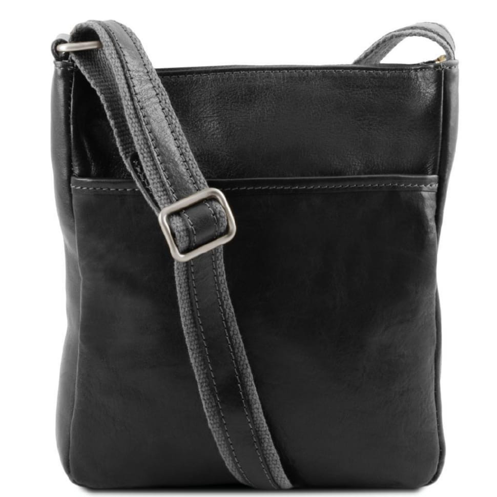 JASON - чоловіча шкіряна сумка через плече Tuscany Leather TL141300 (чорний)