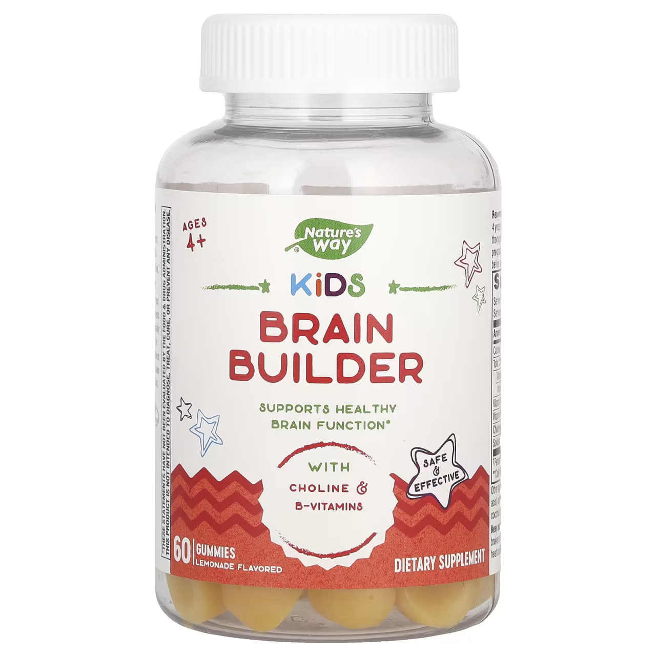 Kids Brain Builder Gummy - 60 ct