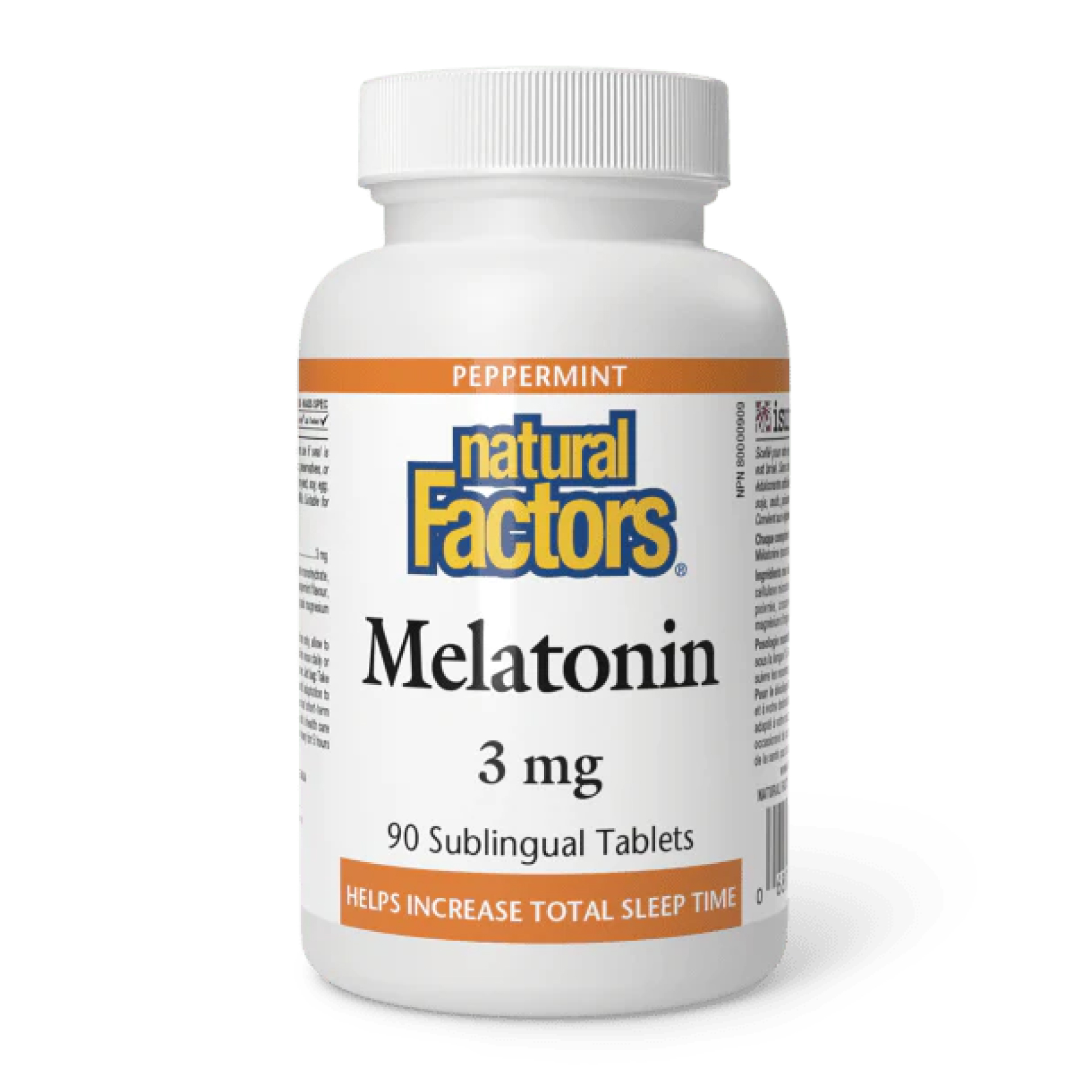 Мелатонін, 3 мг, 90 таблеток, Natural Factors