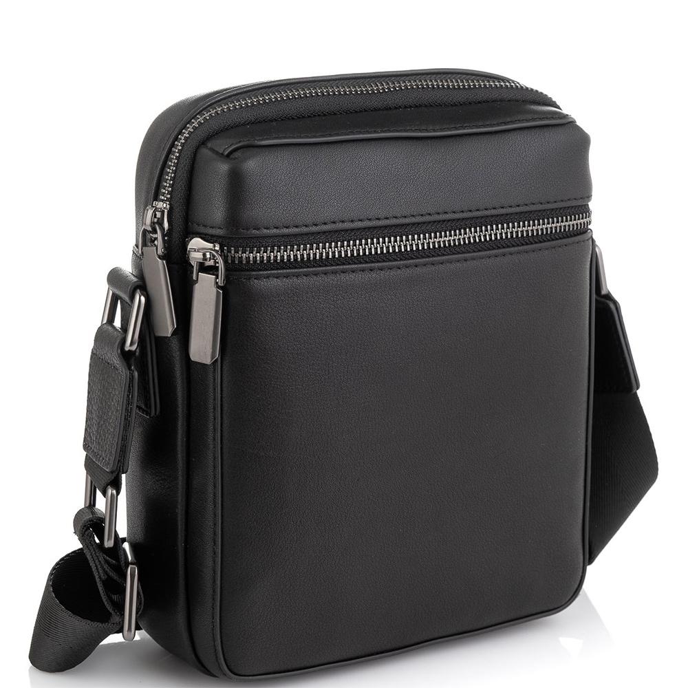 Чоловіча сумка через плече чорна Tiding Bag SM8-2156A