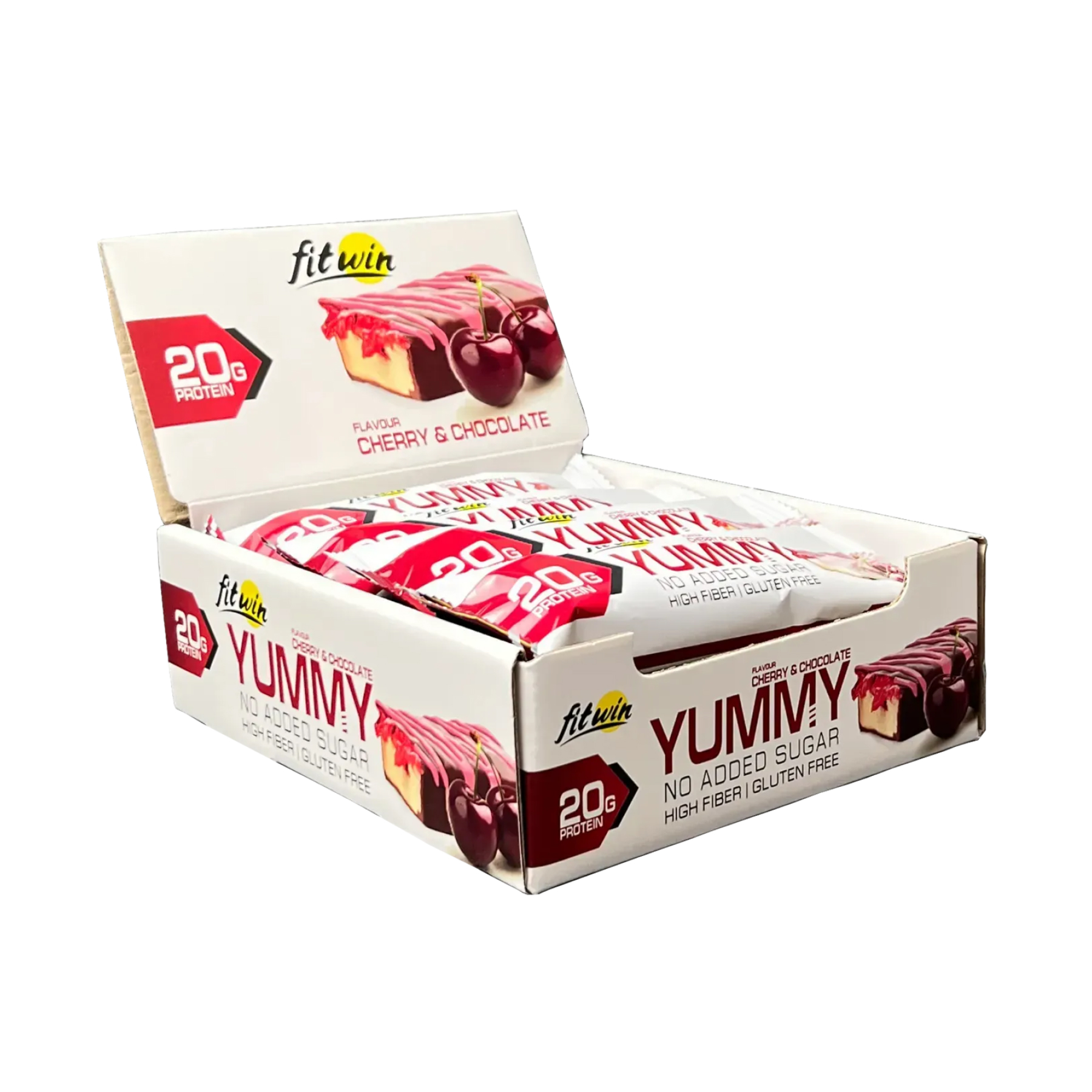 Yummy, 12x55 г, вишня і шоколад