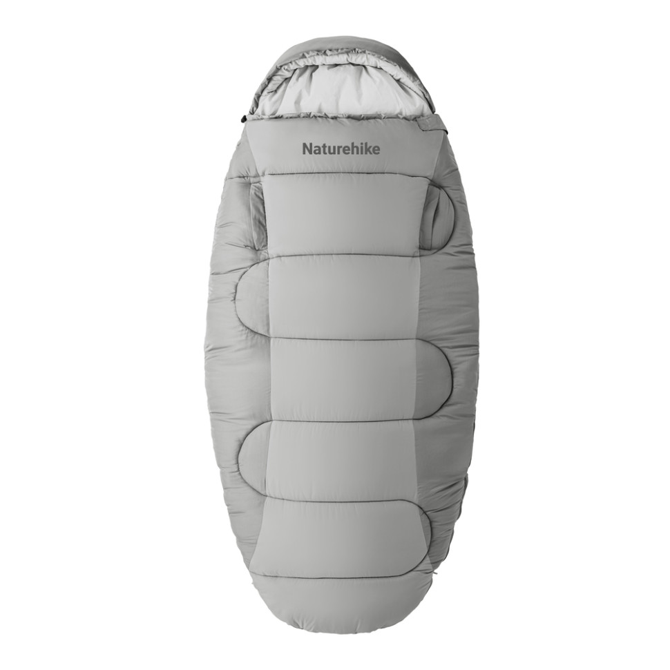 Спальний мішок овальний Naturehike PS200 CNK2350WS026, сірий