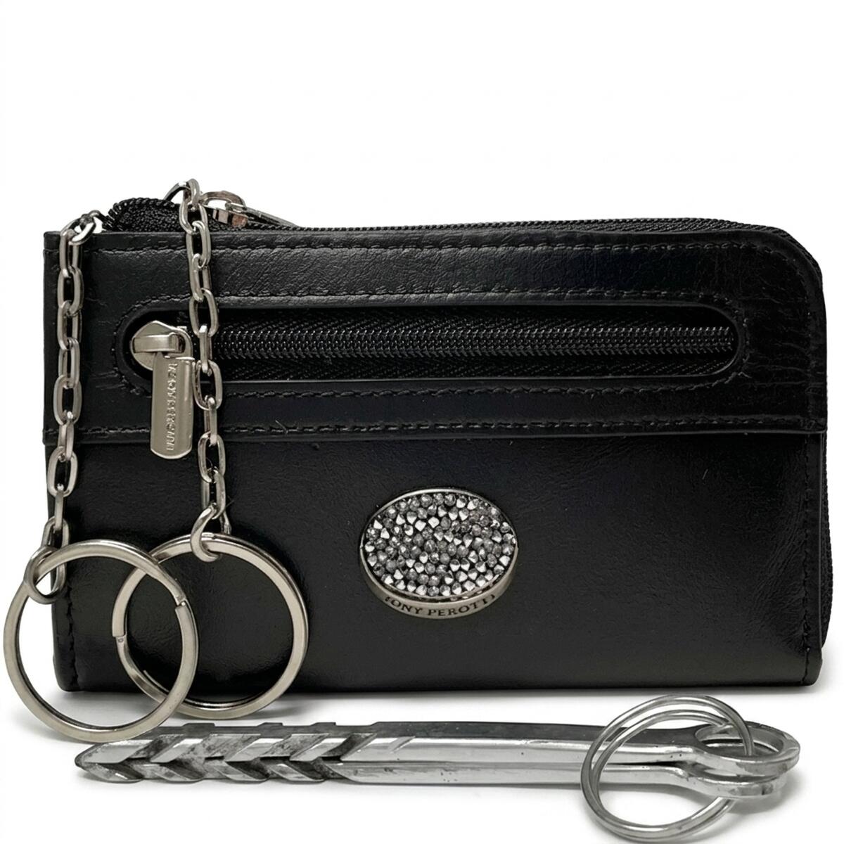 Ключниця Tony Perotti Swarovski 1941L nero (90012) Чорна