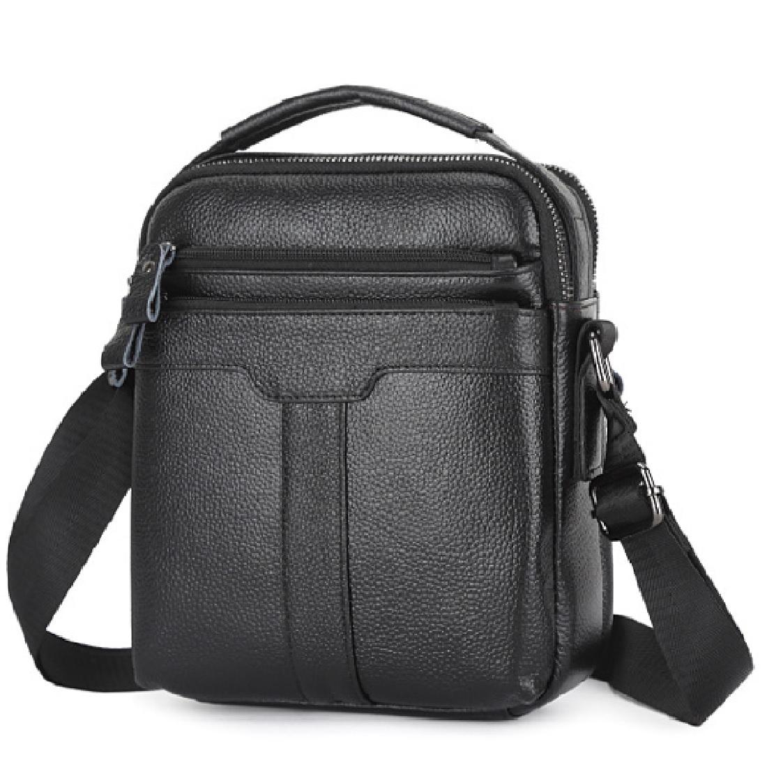 Шкіряний месенджер на два відділи Tiding Bag FL-A25F-2218A