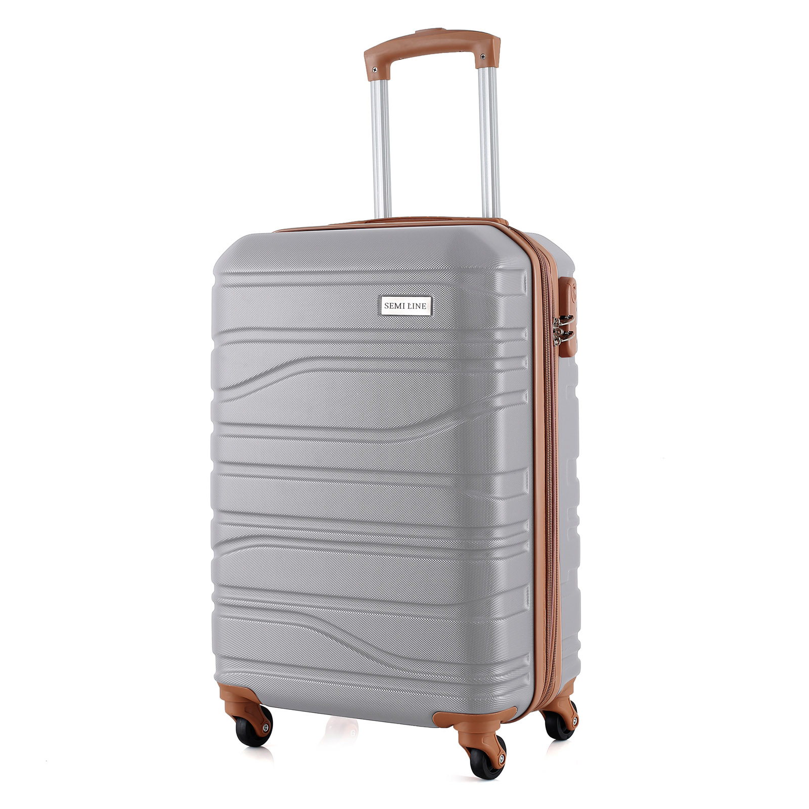 Валіза Semi Line 20" (S) Light Grey (T5715-1)