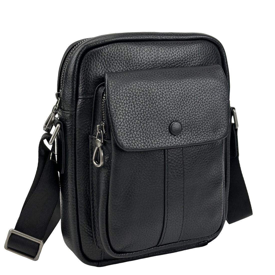 Чоловічий месенджер із м'якої шкіри Tiding Bag 1639A