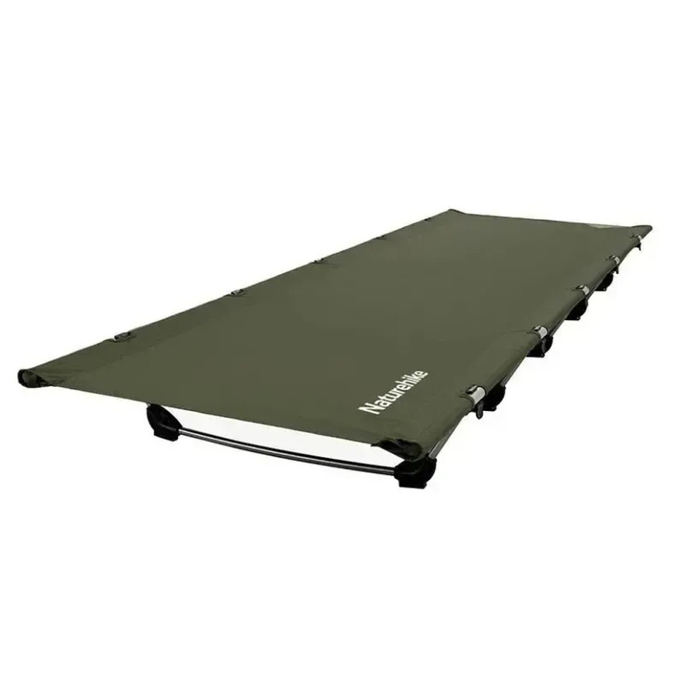 Ліжко складане Naturehike XJC05 NH20JJ001, Поліестер Oxford / алюміній, темно-зелене