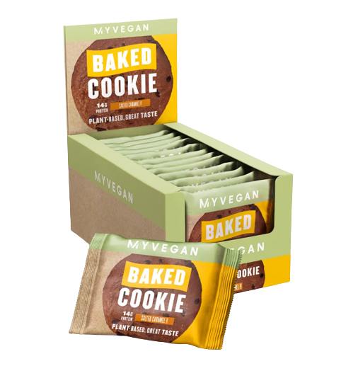 Myvegan Baked Cookie, 12x75 г, Солона карамель