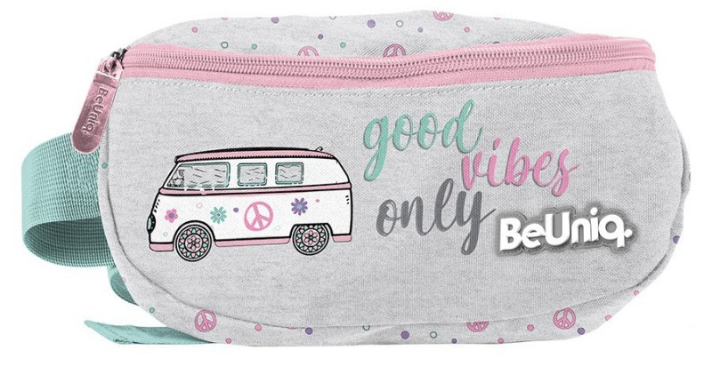 Дитяча сумка на пояс Bus BeUniq сіра