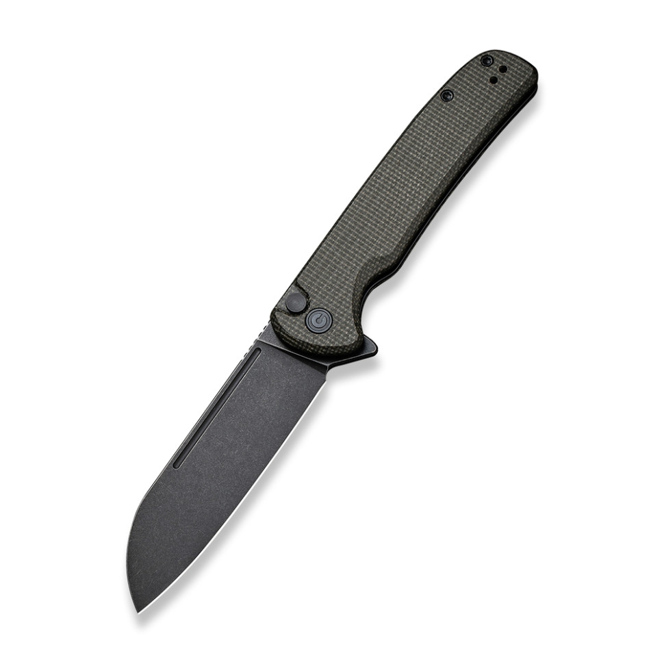 Ніж складаний туристичний Civivi Chevalier, (8.8 см) 14C28N / Micarta темно-зелений — фото 1