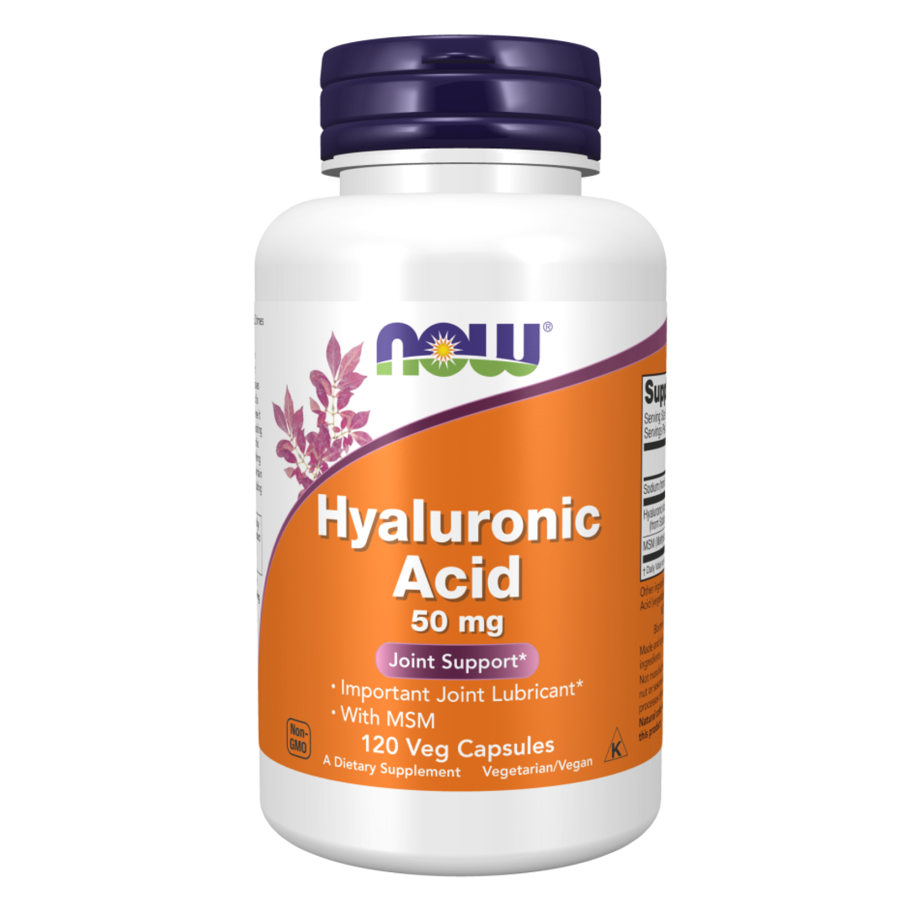 Hyaluronic Acid 50mg+MCM - 120 vcaps — фото 1