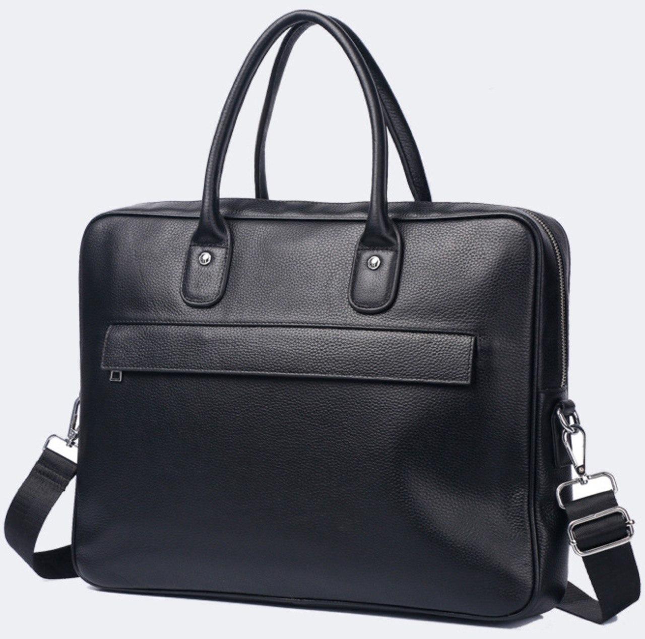 Чоловіча шкіряна сумка-портфель для документів і ноутбука Tiding Bag A25-17611A