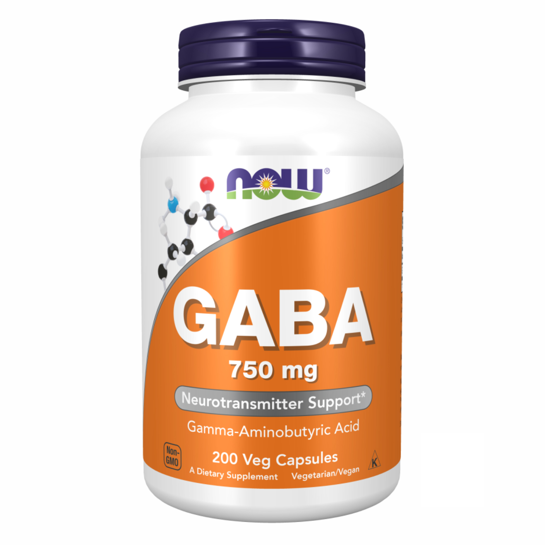 GABA 750 mg - 200 vcaps — фото 1