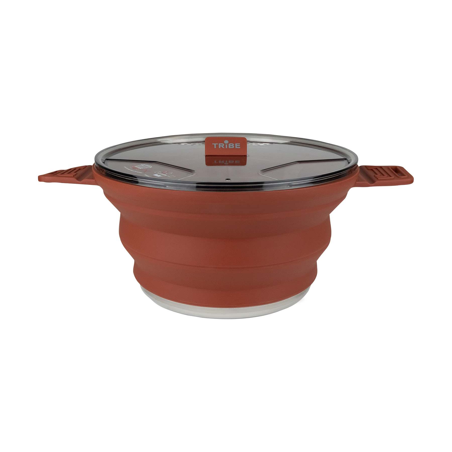 Каструля Tribe Collapsible Pot 2,5 л силіконова T-FF-0025, ocean