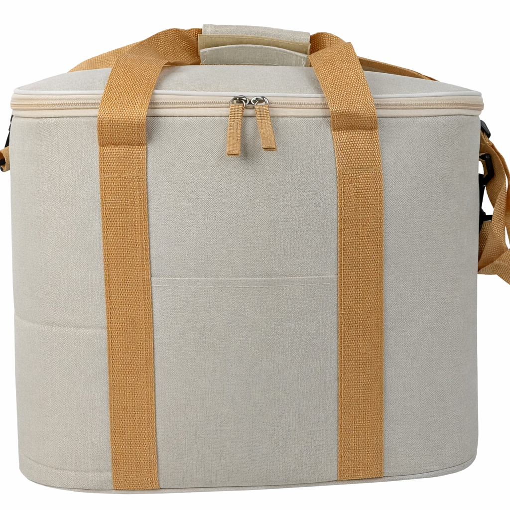 Легка термосумка, сумка-холодильник 30 л Cooling Cooler Bag, бежева