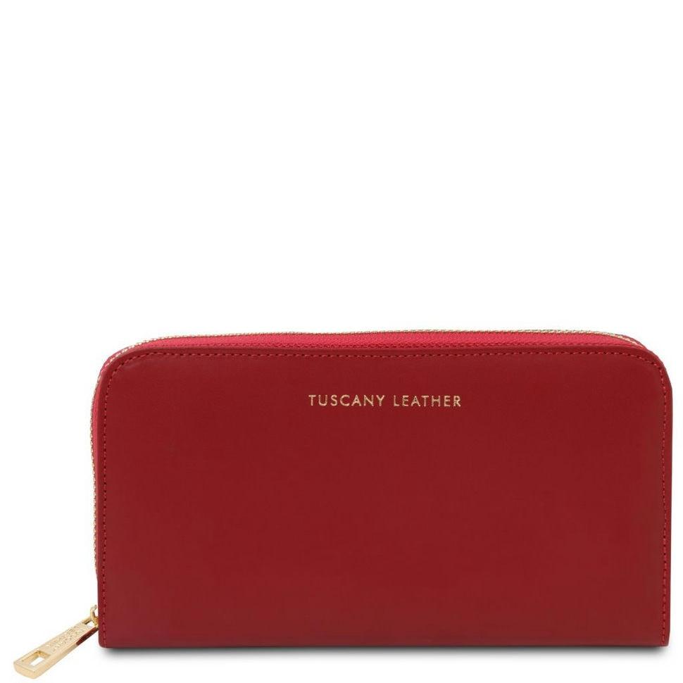Ексклюзивний шкіряний гаманець для жінок Venere Tuscany TL142085 (червоний)