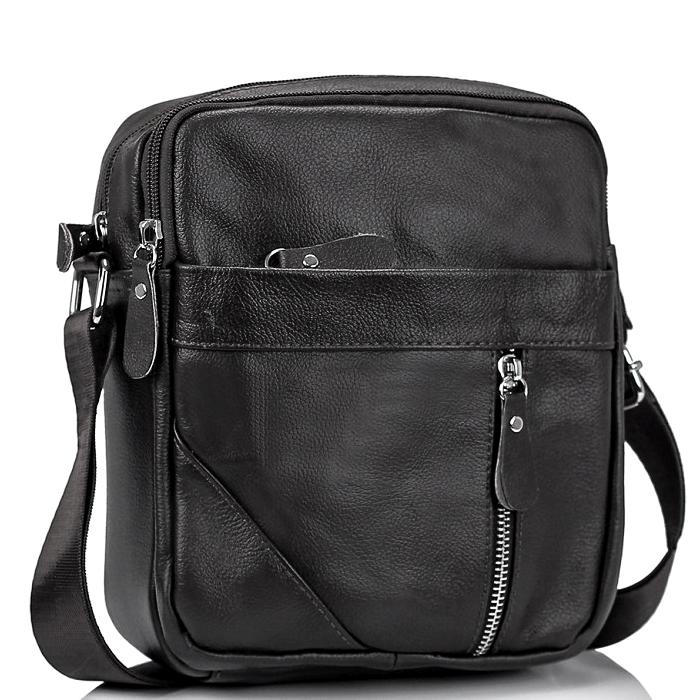 Чоловіча чорна сумка через плече Tiding Bag M38-1031A