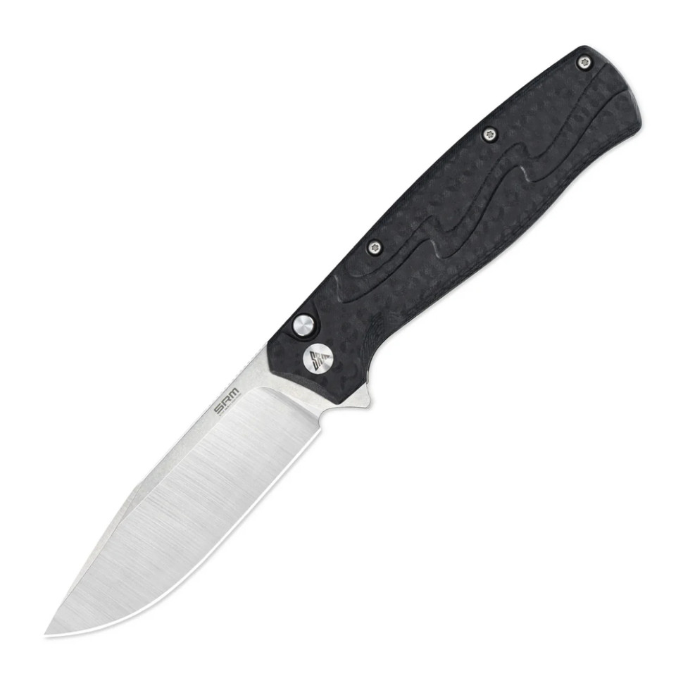 Ніж складаний туристичний SRM (9.2 см) 14C28N / G10 чорний
