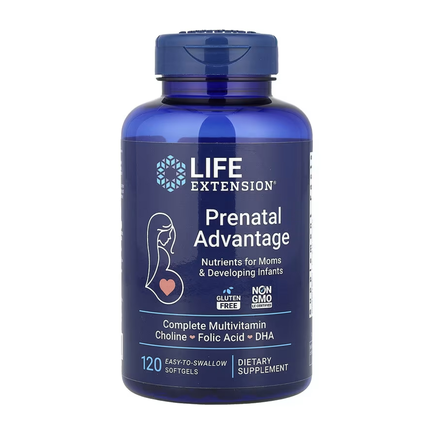 Пренатальний Advantage, 120 м'яких капсул, Life Extension