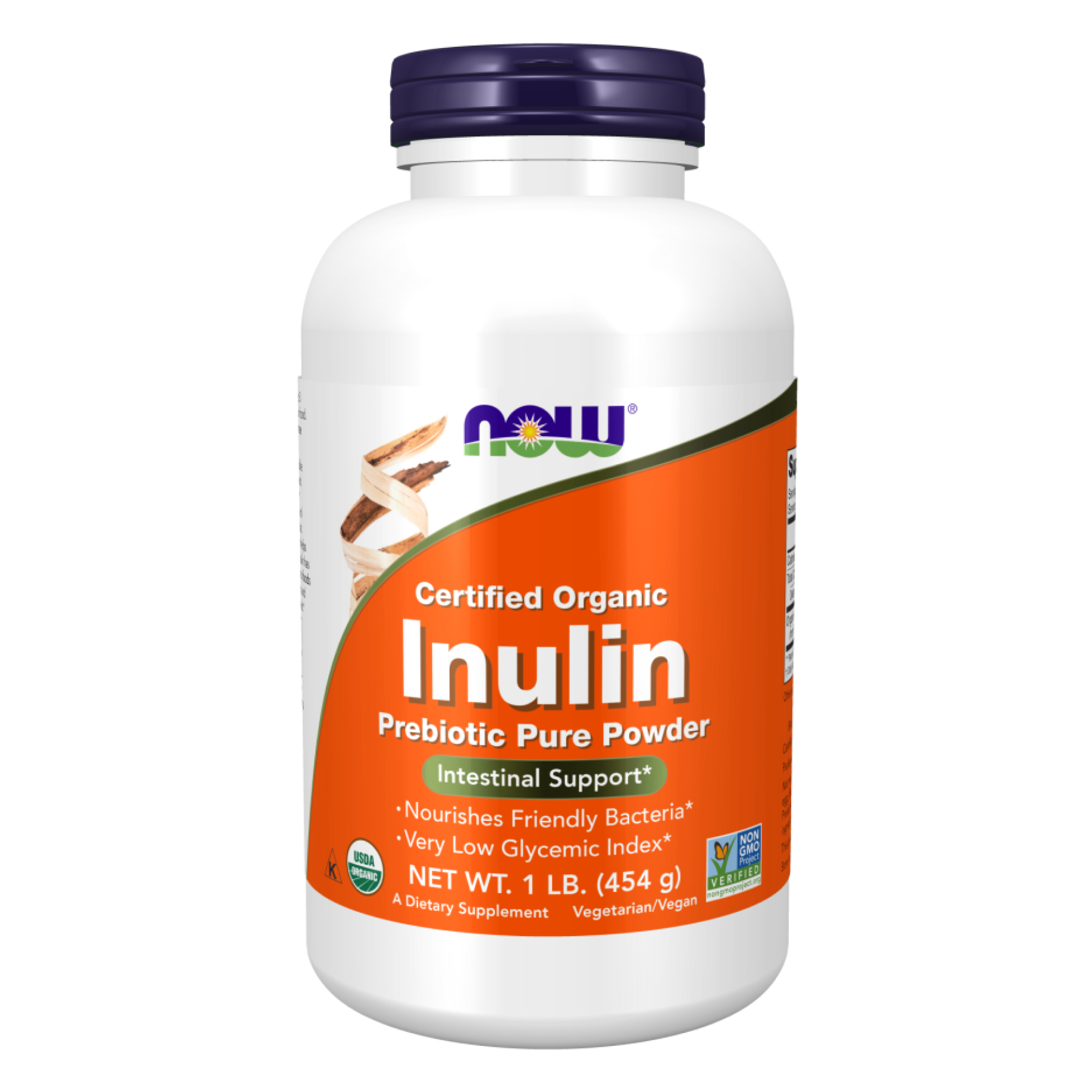 Organic Inulin Powder - 454g — фото 1