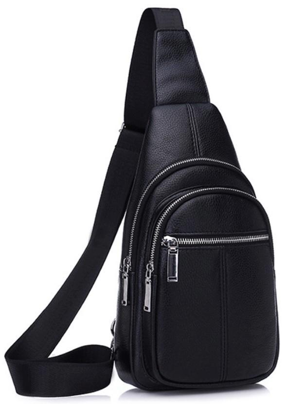 Стильний слінг для чоловіка з натуральної шкіри Tiding Bag A25F-5060A