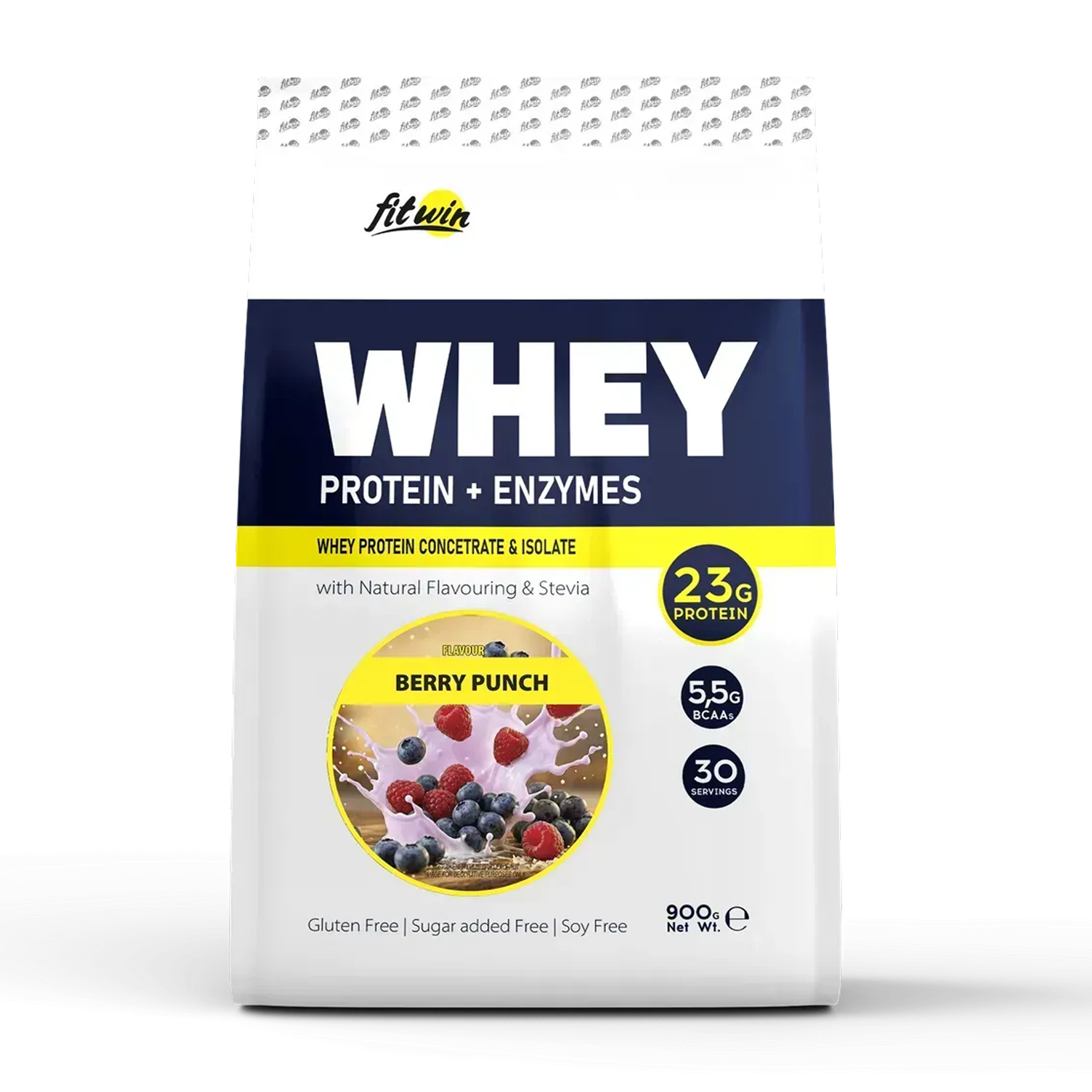 FitWin Whey, протеїн Berry Punch, 900 г