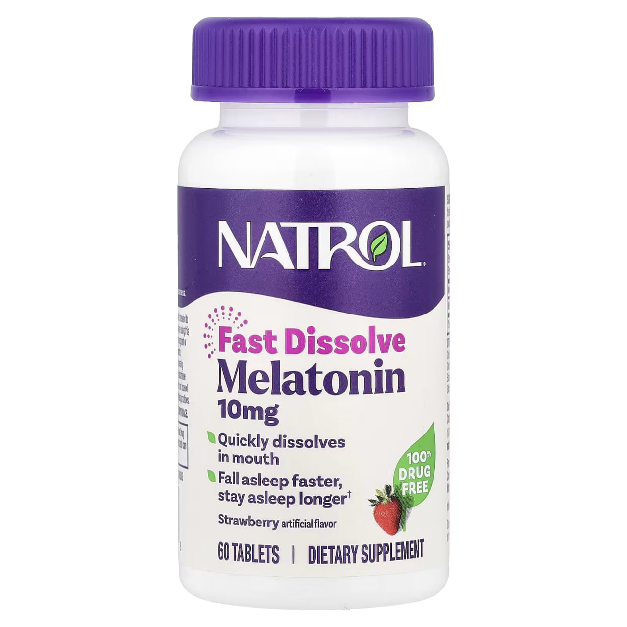 Fast Dissolve Melatonin 10mg - 60 tabs (Пошкоджена етикетка)