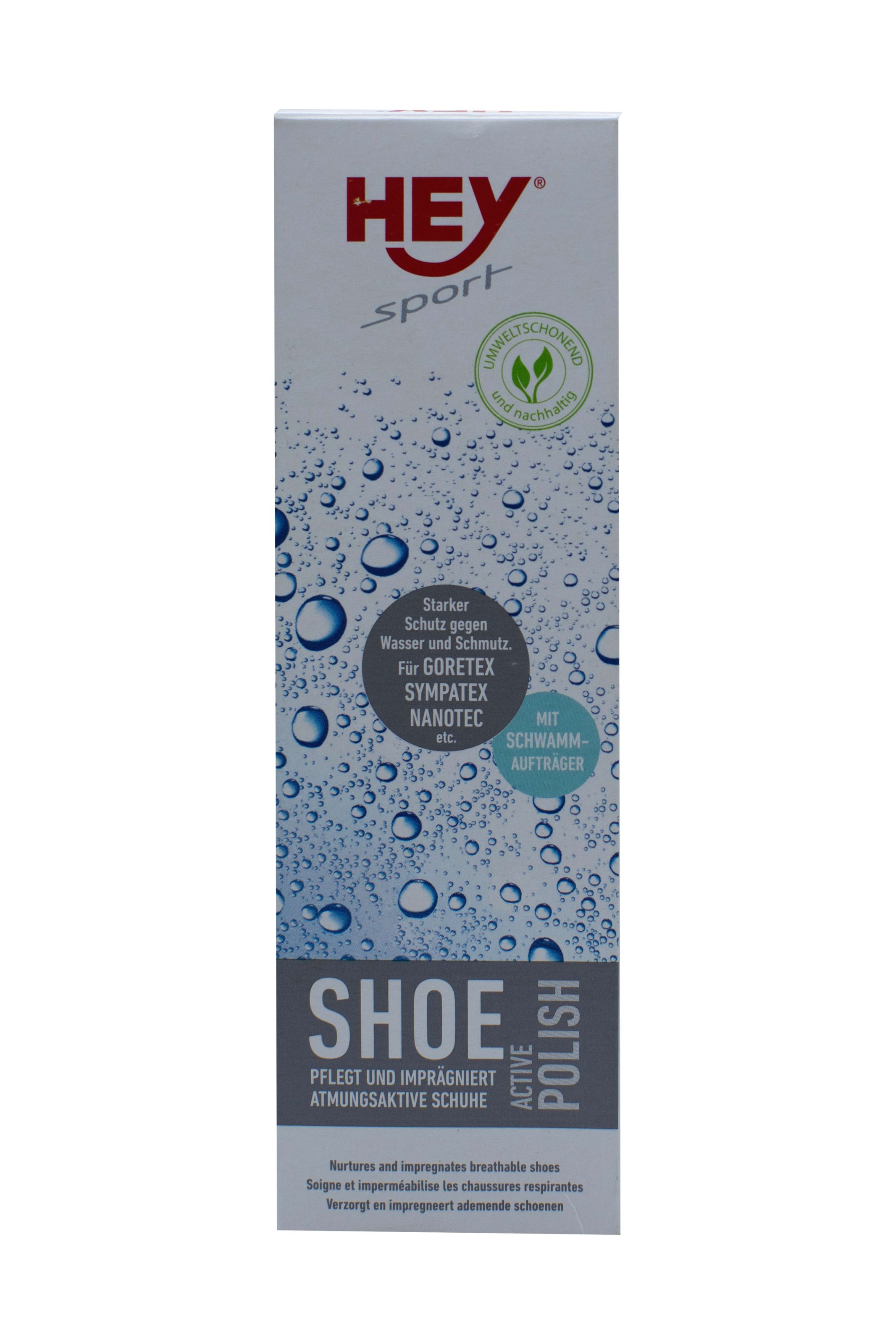 Водовідштовхуюче просочення для взуття HeySport Activ-Polish 75ml (без цвета)