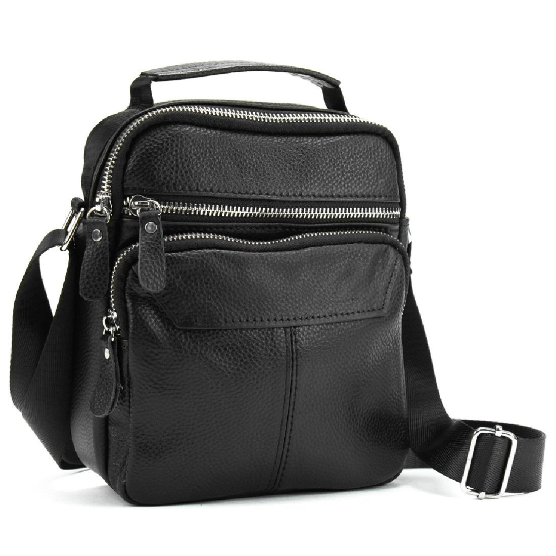 Чоловіча шкіряна сумка через плече Tiding Bag M56-3657A
