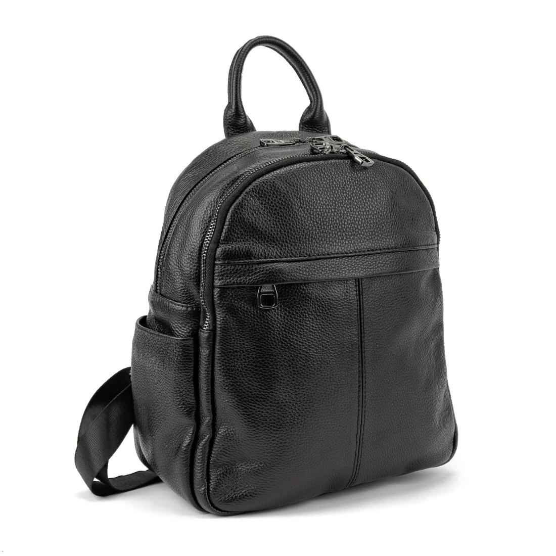 Шкіряний жіночий чорний рюкзак Olivia Leather F-FL-NWBP27-1138A