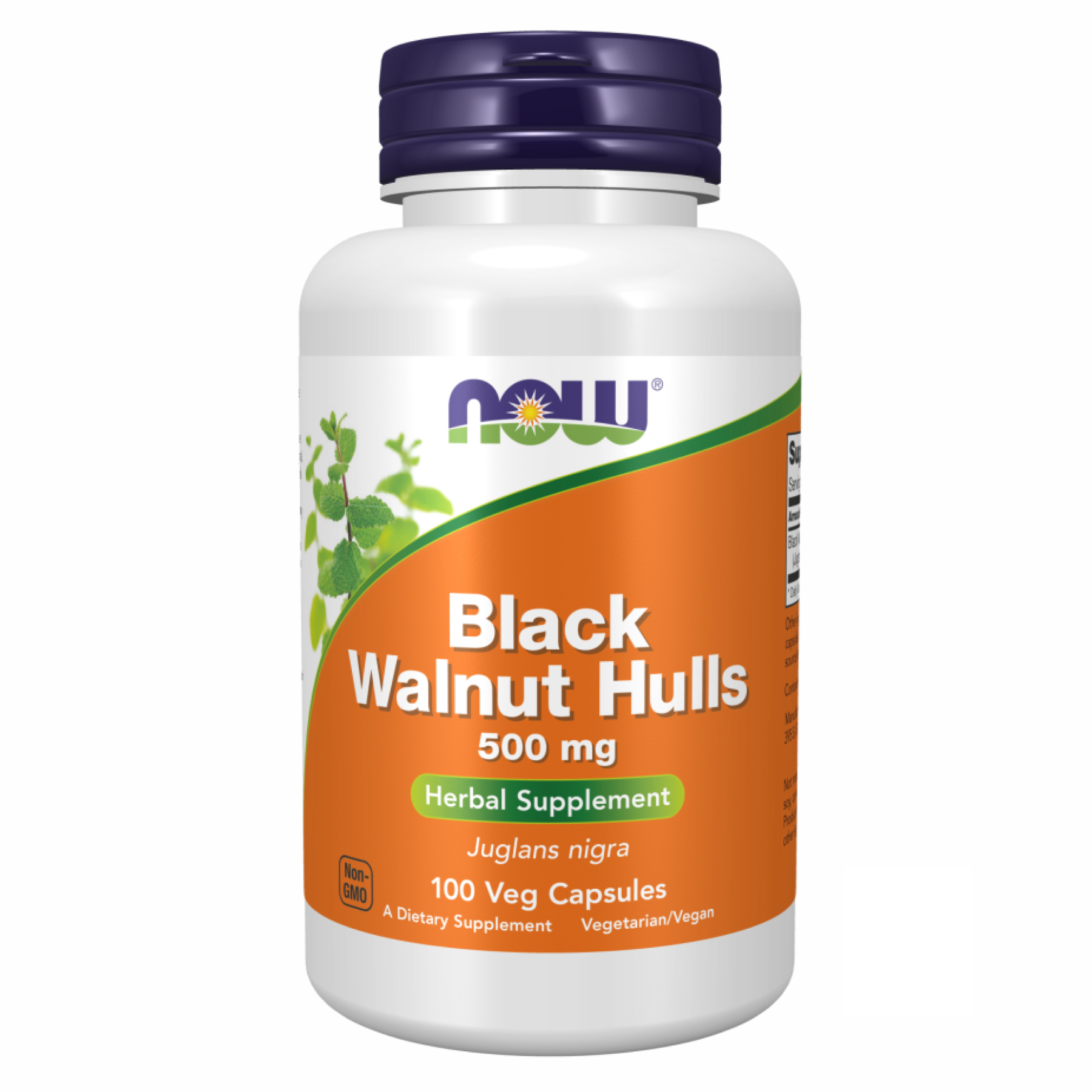 Black Walnut Hulls 500 mg - 100 vcaps — фото 1