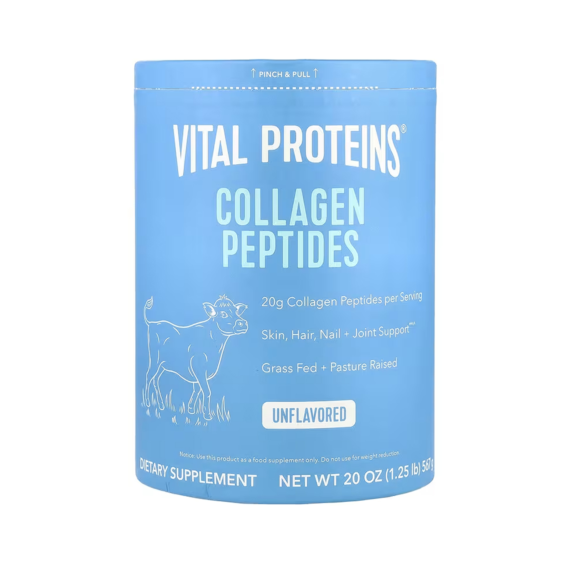 Collagen Peptides - 567g Unflavored — фото 1