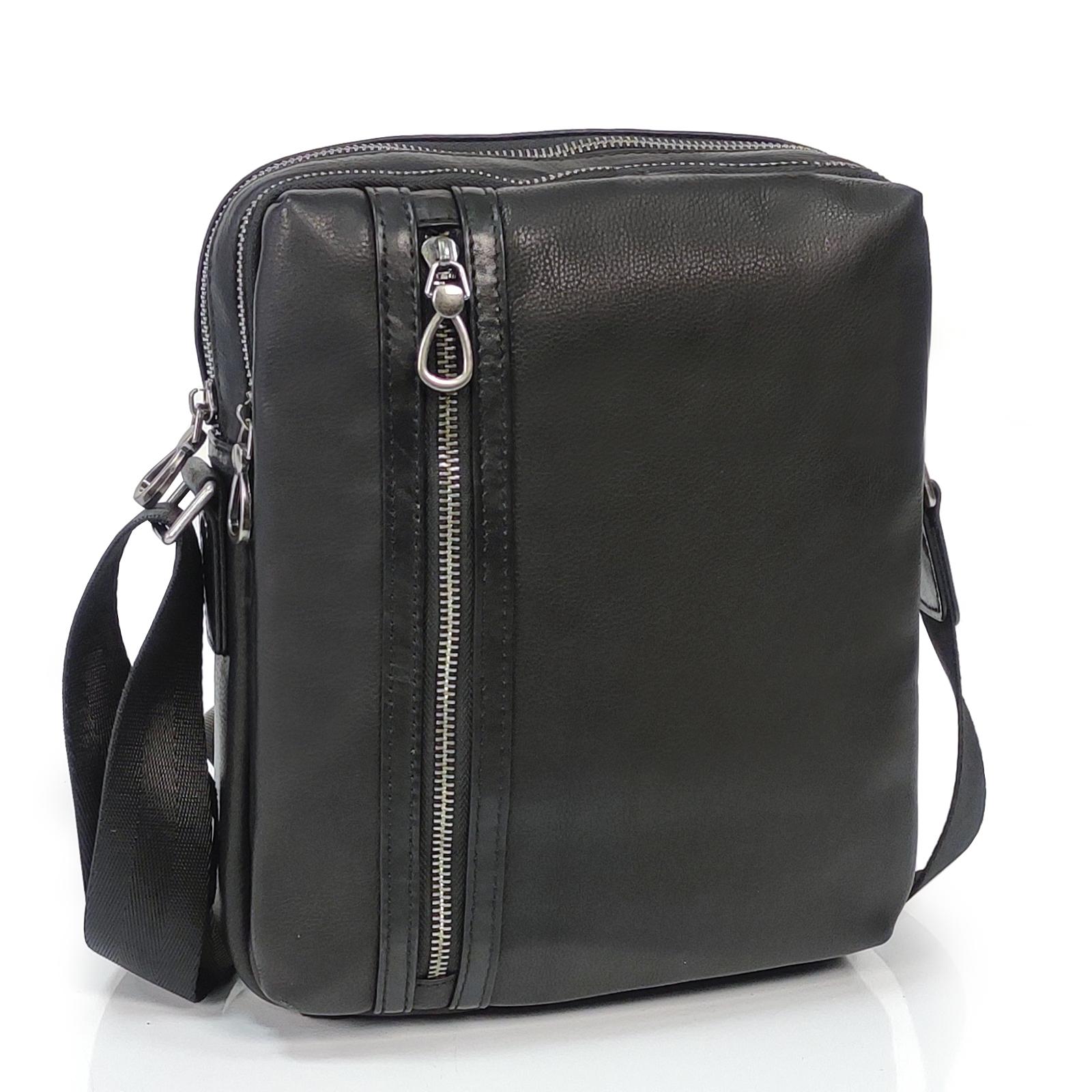 Чоловічий чорний месенджер Tiding Bag S-JMD10-8153A — фото 1