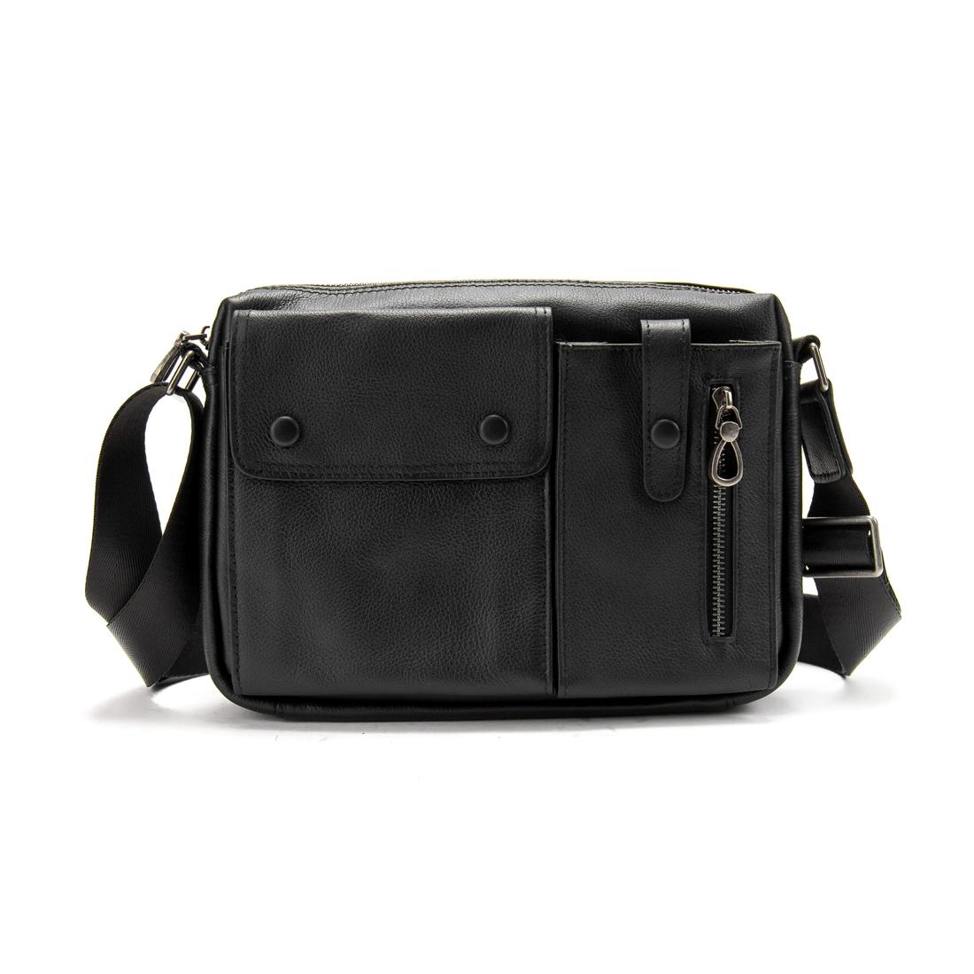 Шкіряна сумка через плече горизонтальна Tiding Bag 1628A