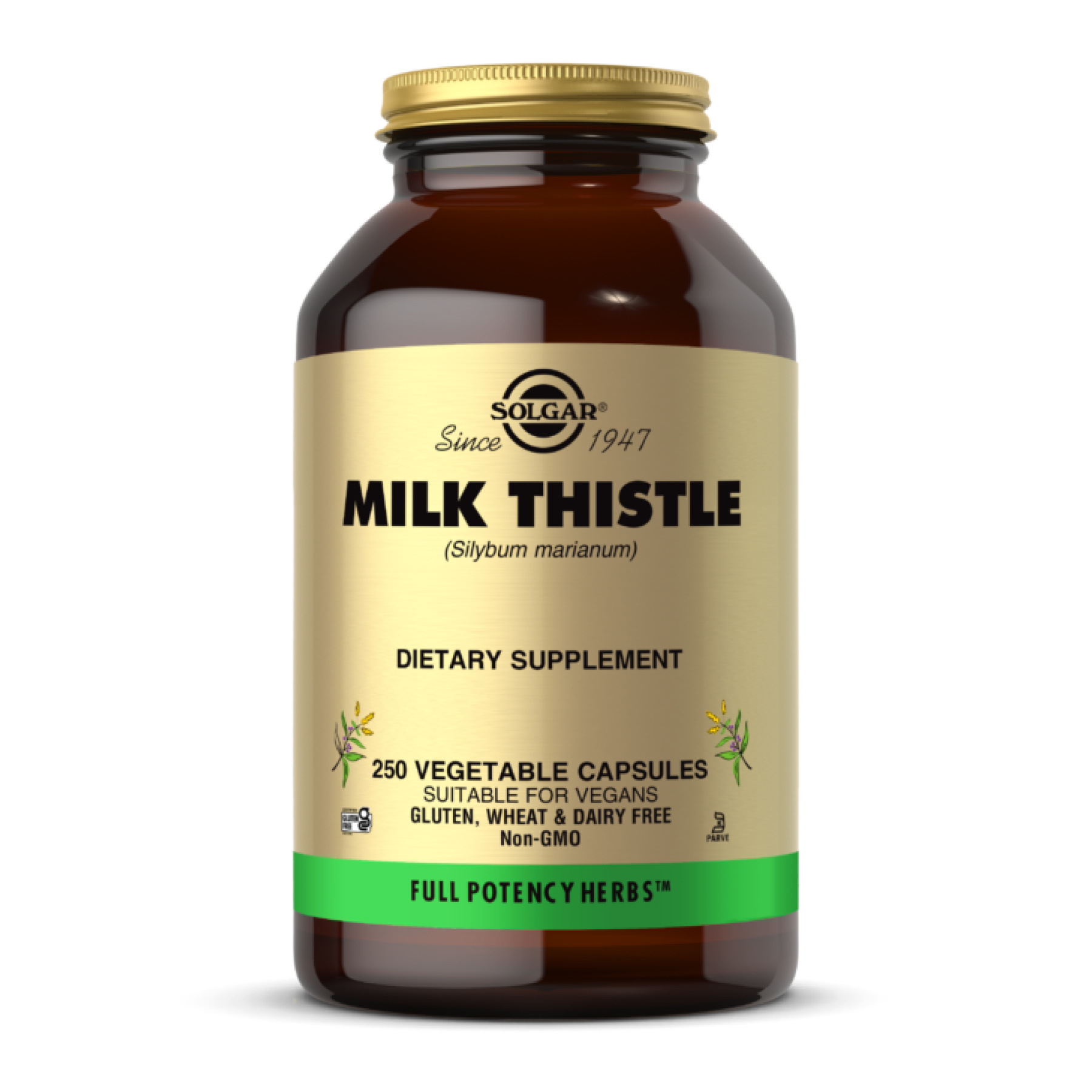 Milk Thistle 450mg (Full Potency Herbs) - 250 vcaps — фото 1
