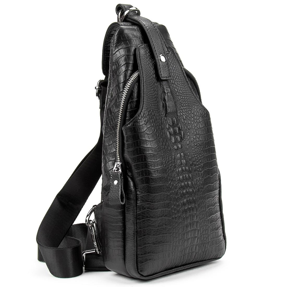 Сумка-слінг із тисненням рептилії Tiding Bag CR-A25F-5011A