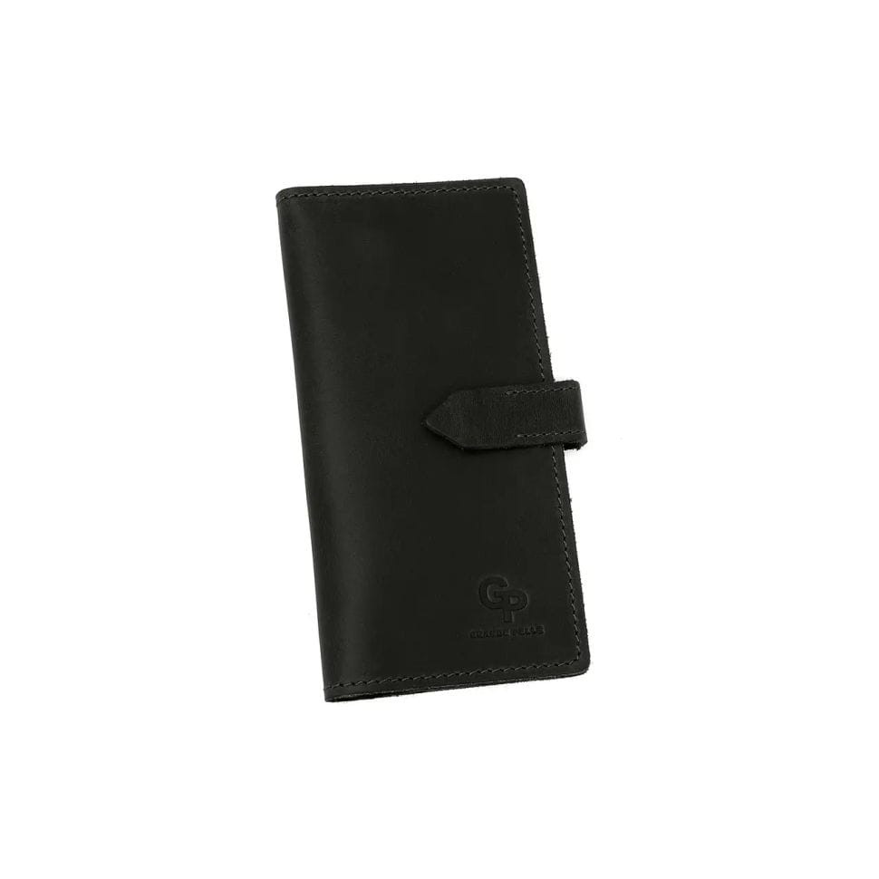 Портмоне чоловіче длинное Grande Pelle 523110 чорне