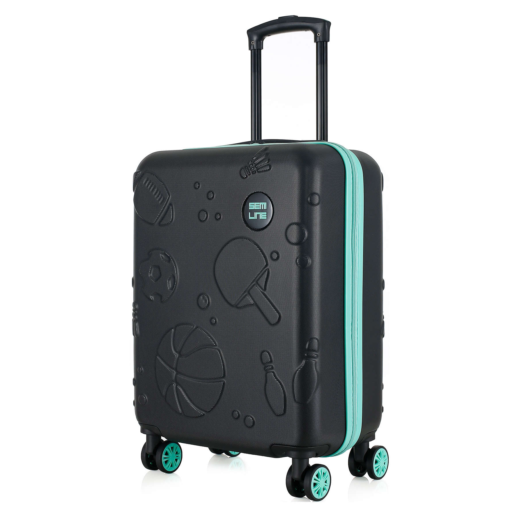 Валіза дитяча Semi Line 20" (S) Black/Blue (T5889-2)
