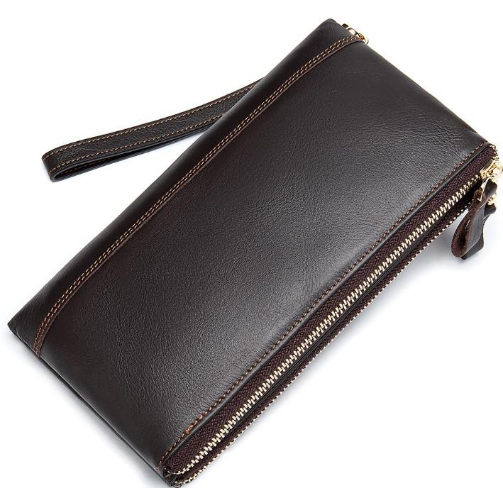 Коричневий клатч Tiding Bag 8027C — фото 1